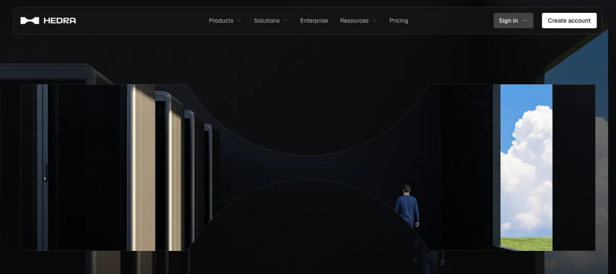 Hedra's homepage